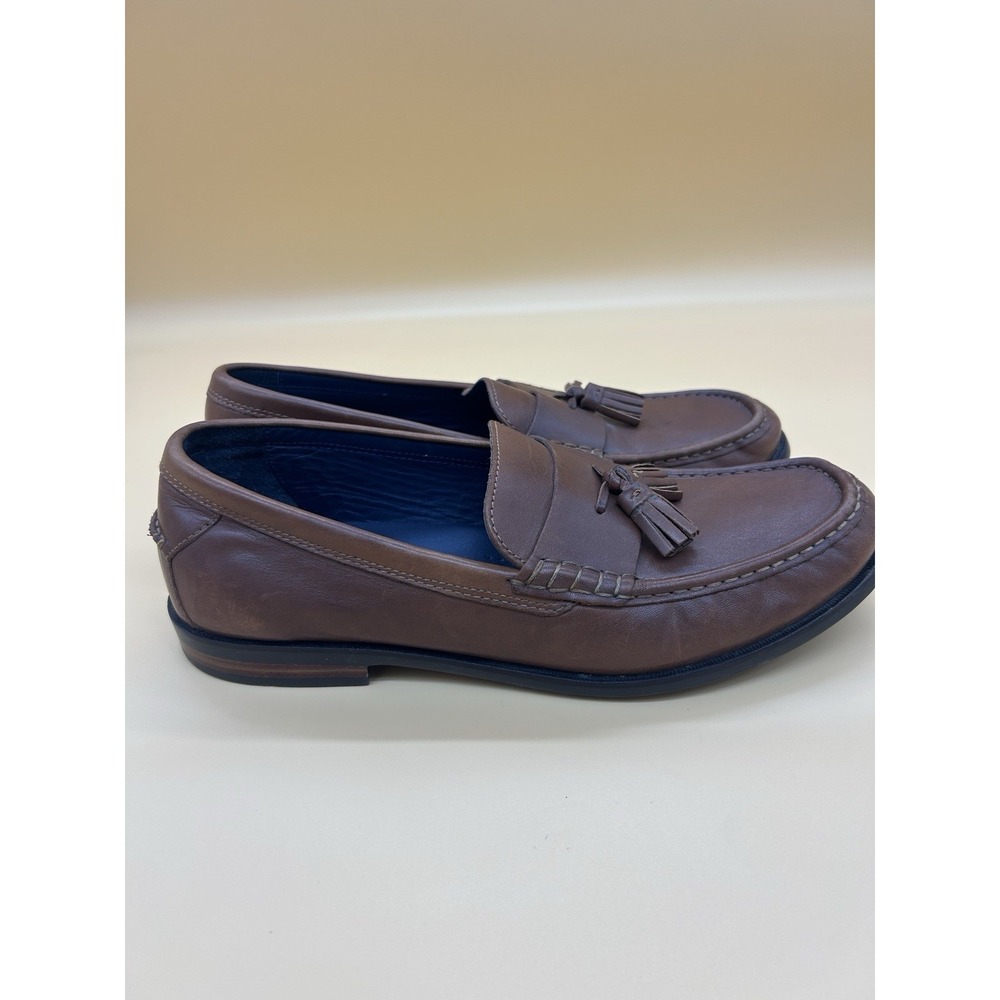 Cole Haan Pinch Maine Classic Tassel Loafers Brown‎ Leather Men's 10.5M C25264